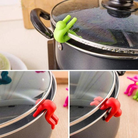 Creative Small Man Anti-overflow Pot