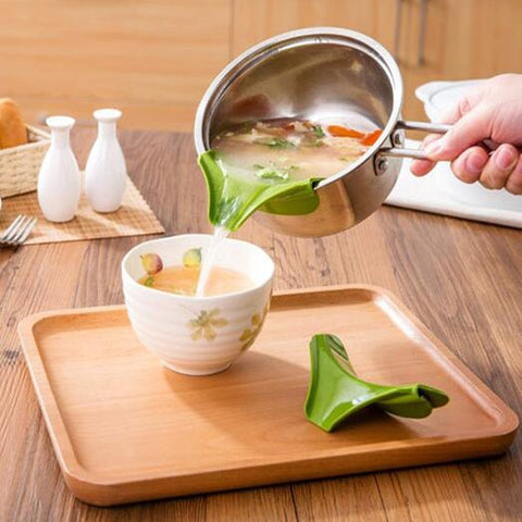 Home Silicone Liquid Funnel Diversion Mouth