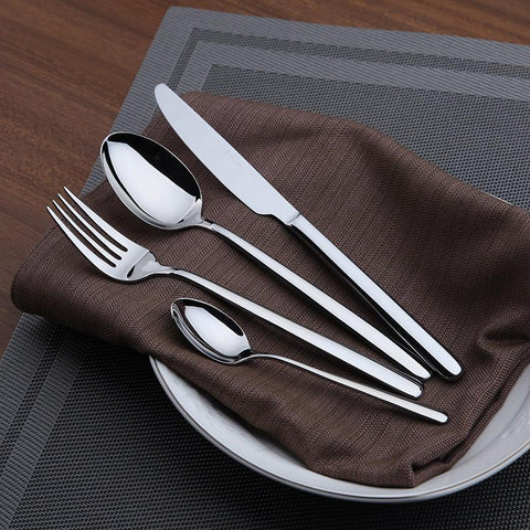 Stainless Steel Western Tableware Classic Dinner Set
