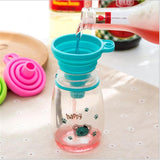 Mini Silicone Foldable Funnel Hopper Kitchen