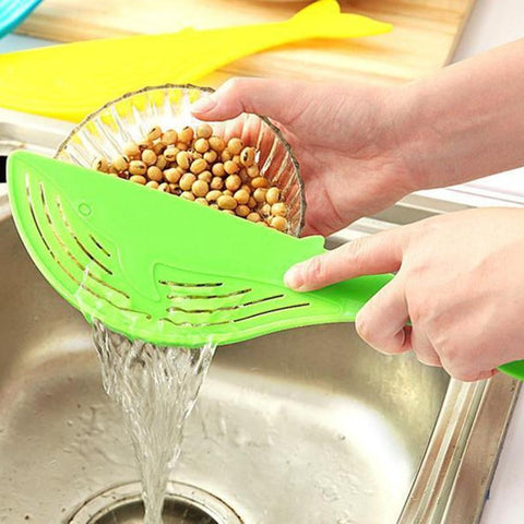 Rice washing dewatering sieve drainer device