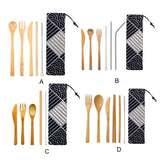 Japanese Wooden Dinnerware Set