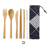 Japanese Wooden Dinnerware Set