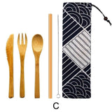 Japanese Wooden Dinnerware Set