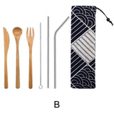 Japanese Wooden Dinnerware Set